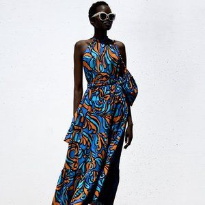 ZARA PRINTED DRESS, NWT, XL